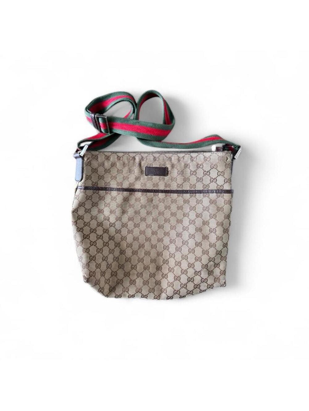 Gucci brown GG canvas messenger bag #luxury #gucci